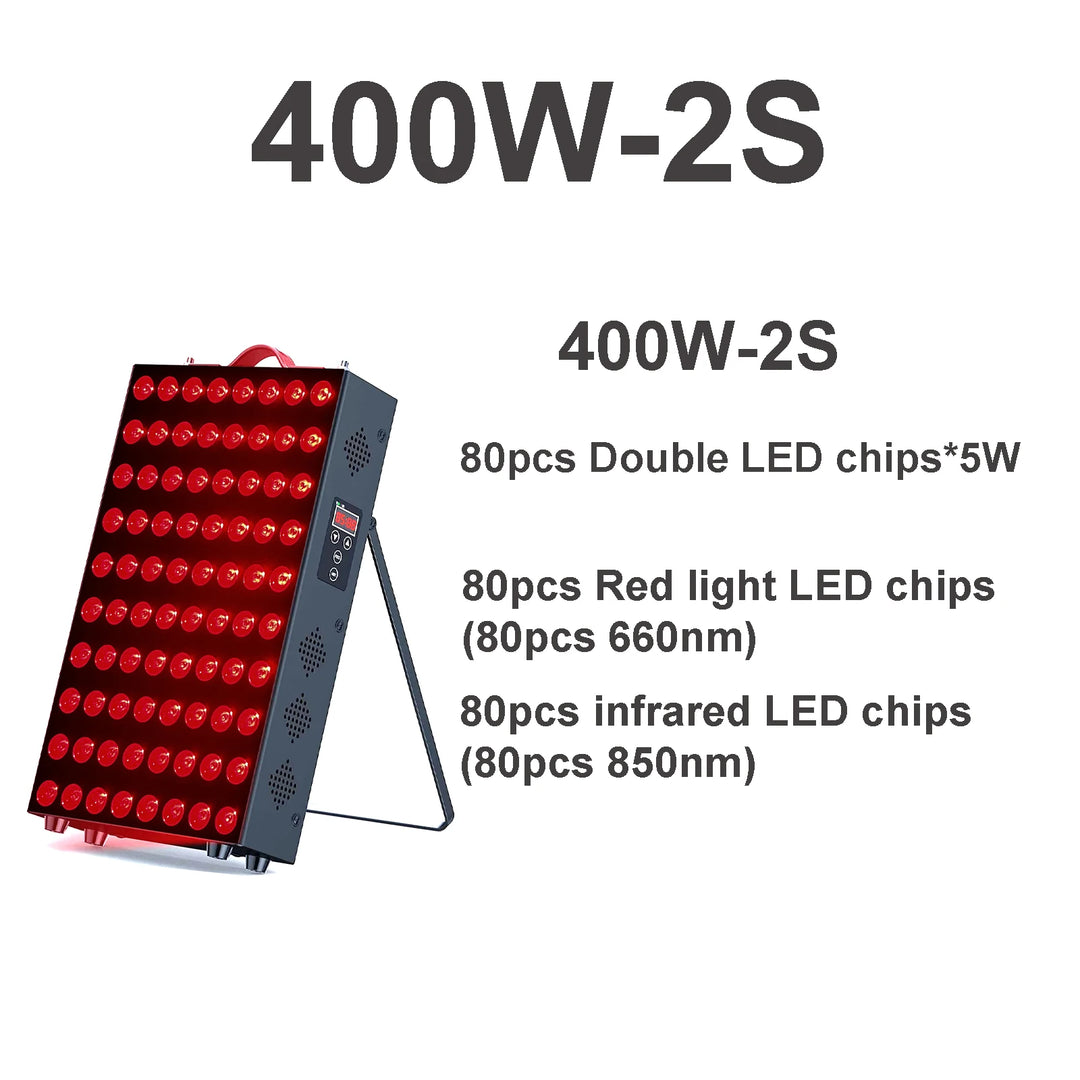 Premium Dual Chip Red Light Therapy Panel – 630nm 660nm 810nm 830nm 850nm LED Infrared Lamp for Face and Body