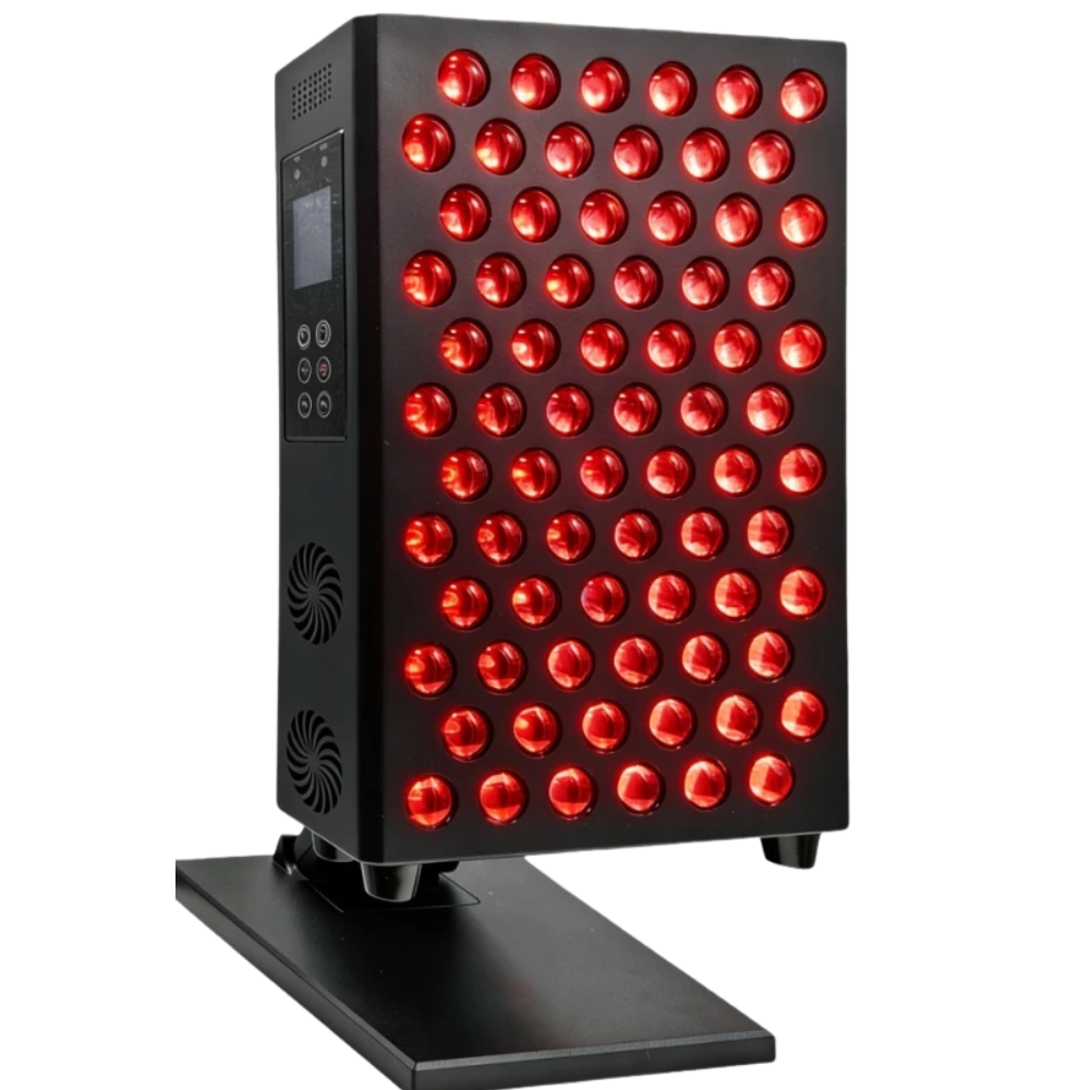 Premium Dual Chip Red Light Therapy Panel – 630nm 660nm 850nm LED Infrared Lamp with Timer and Dimmable Control