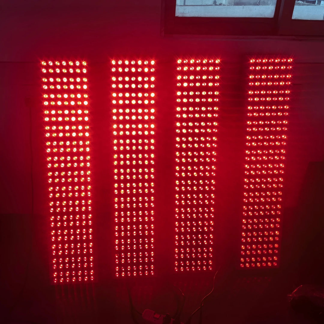 Premium Dual Chip Red Light Therapy Panel – 630nm 660nm 850nm LED Infrared Lamp with Timer and Dimmable Control