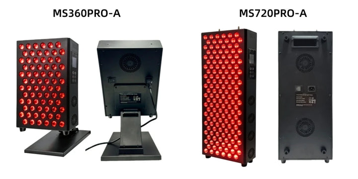 Premium Dual Chip Red Light Therapy Panel – 630nm 660nm 850nm LED Infrared Lamp with Timer and Dimmable Control