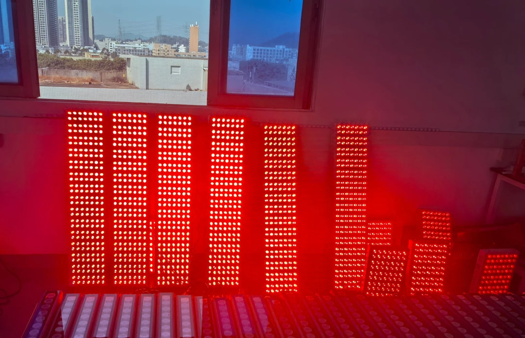 Premium Dual Chip Red Light Therapy Panel – 630nm 660nm 850nm LED Infrared Lamp with Timer and Dimmable Control