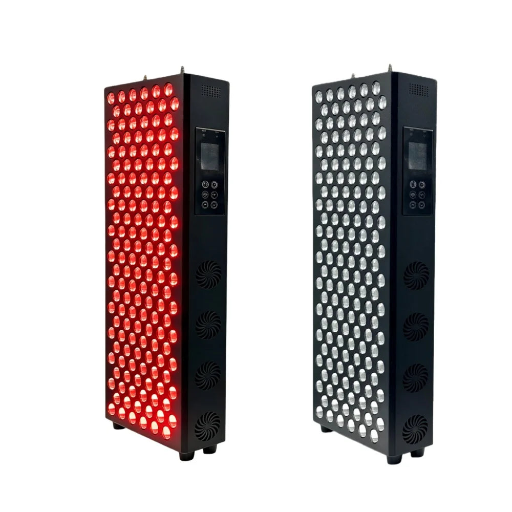 Premium Dual Chip Red Light Therapy Panel – 630nm 660nm 850nm LED Infrared Lamp with Timer and Dimmable Control