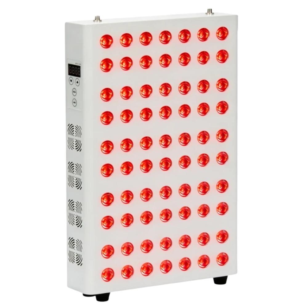 Premium Dual Chip Red Light Therapy Panel – 630nm 660nm 850nm LED Infrared Lamp with Timer and Dimmable Control