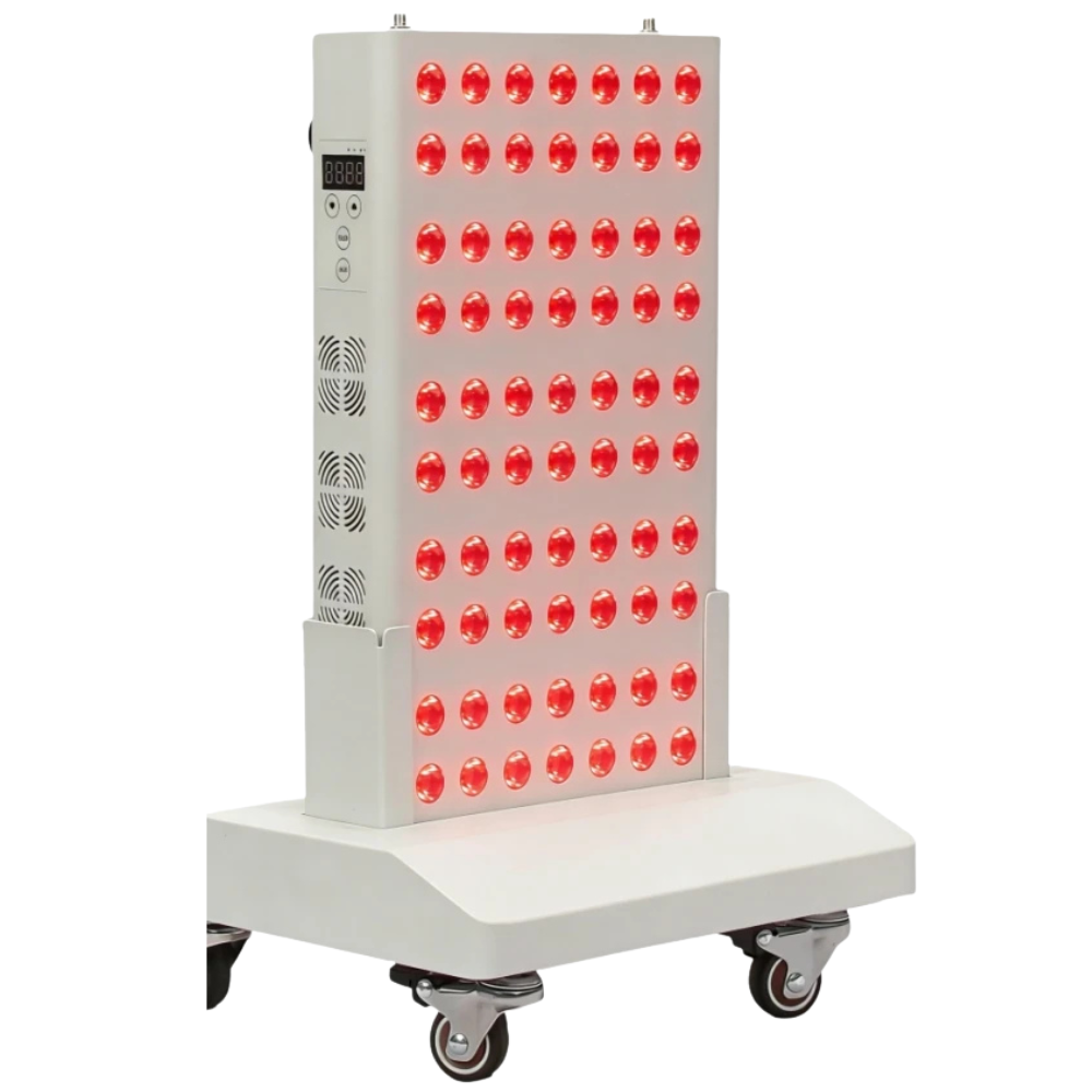 Premium Dual Chip Red Light Therapy Panel – 630nm 660nm 850nm LED Infrared Lamp with Timer and Dimmable Control