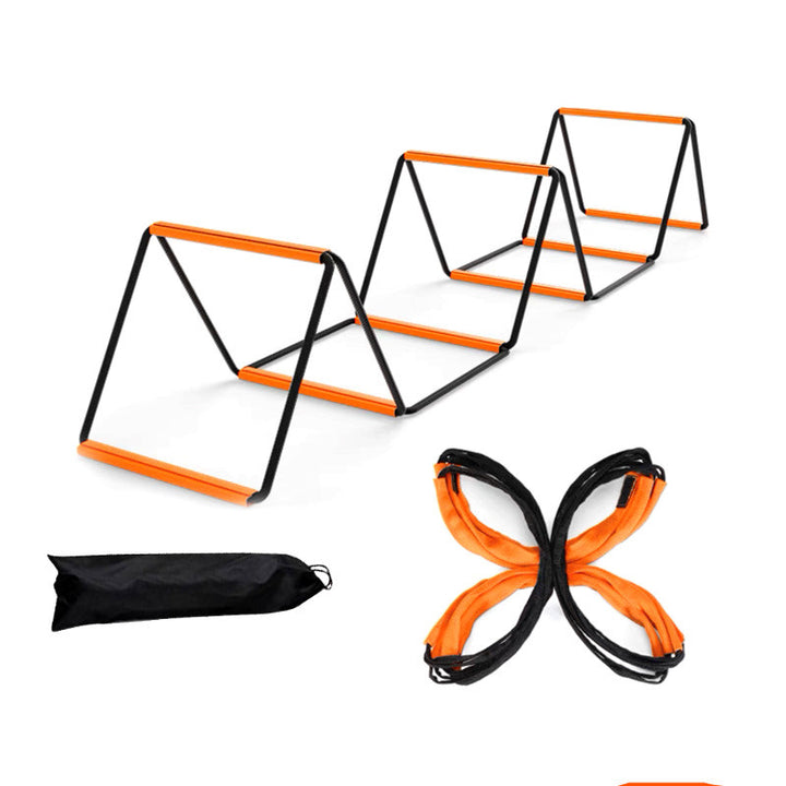 Premium Dual-Purpose Agility Ladder for Soccer & Football Training – Speed, Coordination & Footwork Equipment with Carry Bag for Kids & Adults – Multifunctional Training Tool