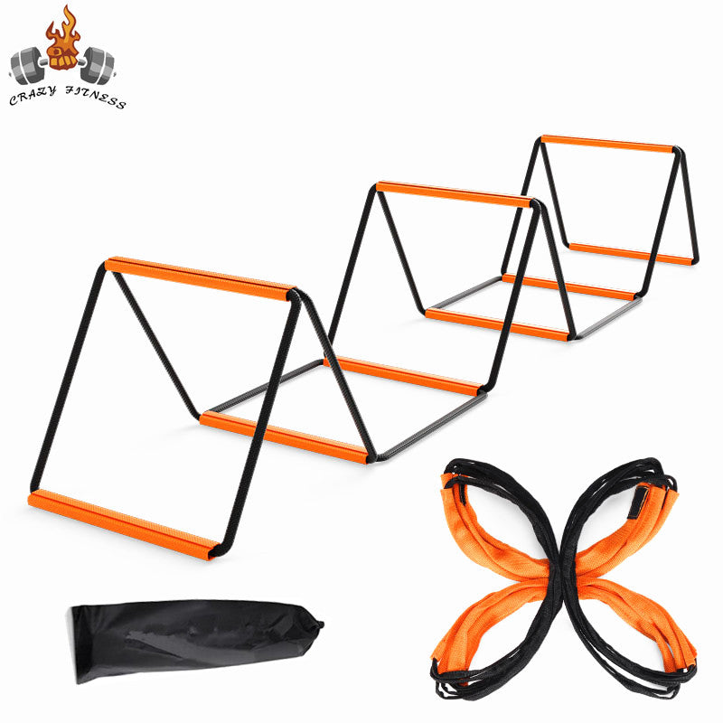 Premium Dual-Purpose Agility Ladder for Soccer & Football Training – Speed, Coordination & Footwork Equipment with Carry Bag for Kids & Adults – Multifunctional Training Tool
