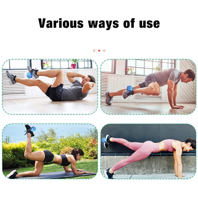 Premium Dumbbell Ankle Straps – Adjustable Foot Bands for Tibialis Training, Leg Strengthening, Weight Lifting, Fitness Equipment for Workout, 1/2pcs Set