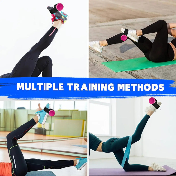 Premium Dumbbell Ankle Straps – Adjustable Foot Bands for Tibialis Training, Leg Strengthening, Weight Lifting, Fitness Equipment for Workout, 1/2pcs Set