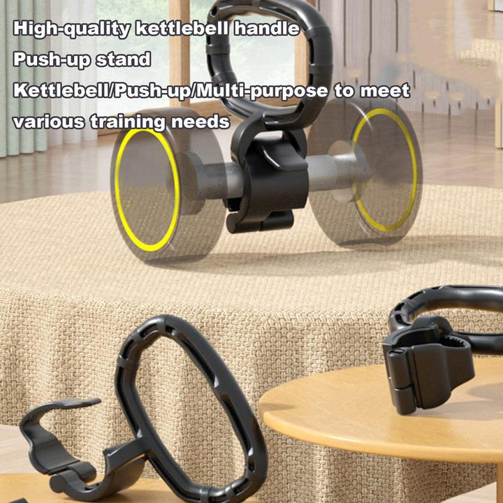 Premium Dumbbell to Kettlebell Converter – Portable Kettlebell Adapter for Home Gym Workouts – Sturdy Grip Handle for Heavy Dumbbells, Easy Transformation for Effective Training