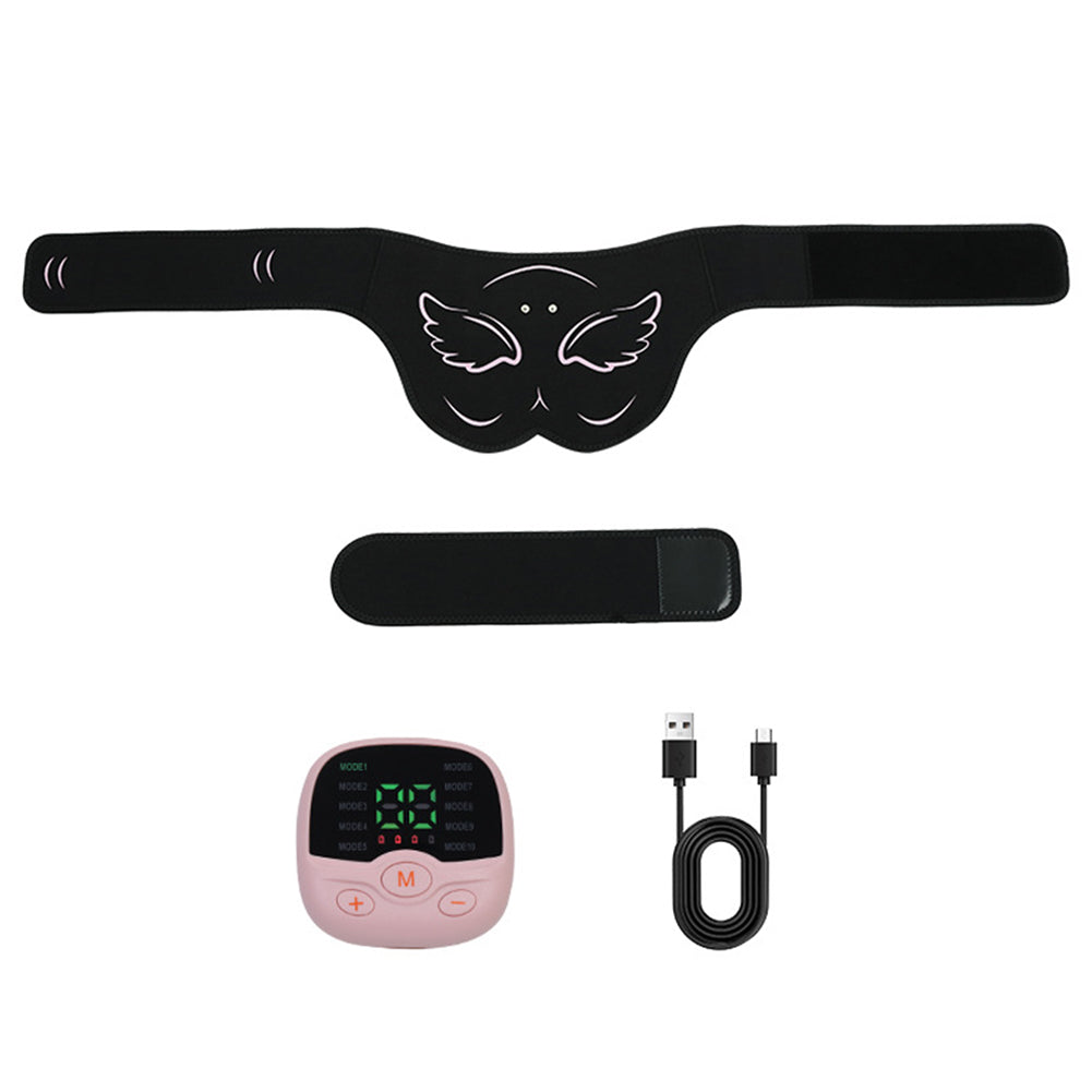 Premium EMS Hip Trainer with Remote Control | 10 Modes & 30 Intensity Levels for Buttocks Toning and Muscle Stimulation | USB Rechargeable Body Massager