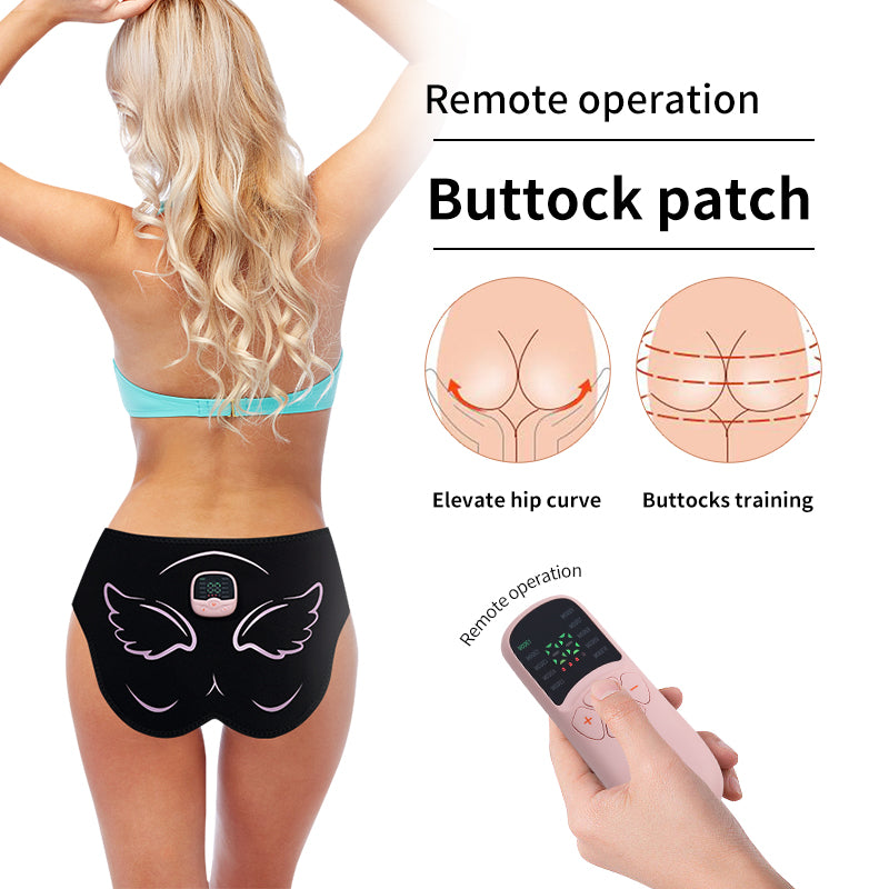Premium EMS Hip Trainer with Remote Control | 10 Modes & 30 Intensity Levels for Buttocks Toning and Muscle Stimulation | USB Rechargeable Body Massager