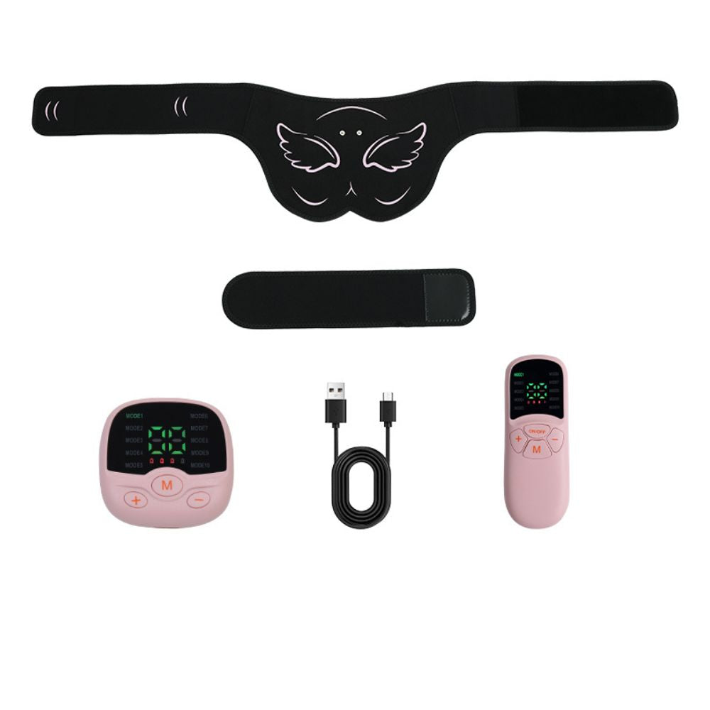 Premium EMS Hip Trainer with Remote Control | 10 Modes & 30 Intensity Levels for Buttocks Toning and Muscle Stimulation | USB Rechargeable Body Massager