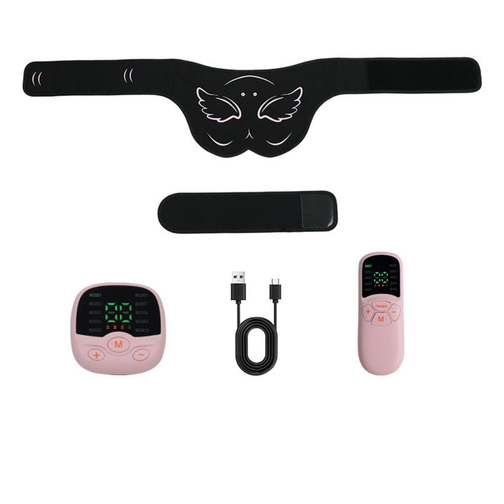 Premium EMS Hip Trainer with Remote Control | 10 Modes & 30 Intensity Levels for Buttocks Toning and Muscle Stimulation | USB Rechargeable Body Massager