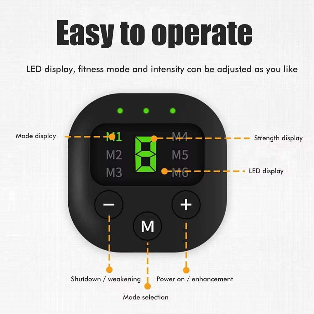 Premium EMS Muscle Stimulation Massage Pants for Weight Loss and Leg Shaping, USB Rechargeable Slimming Yoga Shorts with 6 Modes and Washable Material