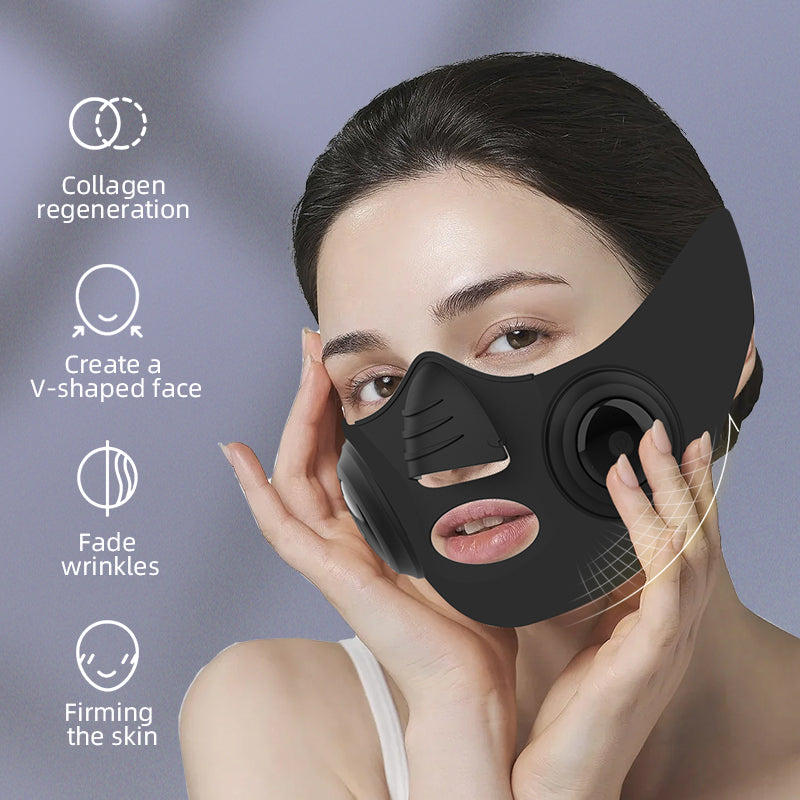 Premium EMS V-Shape Face Lifting Massager | Slimming Anti-Wrinkle Device for Double Chin Reduction, Cheek Lift Up, and Facial Contouring | Beauty Mask for Youthful Skin | NEW Release