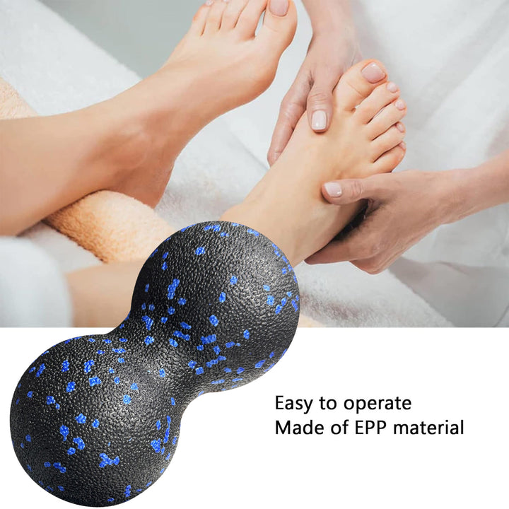 Premium EPP Fascia Massage Foam Rollers & Fitness Balls Set for Deep Tissue, Trigger Point Relief, Muscle Recovery, Yoga Column, and Core Strengthening, High-Density Lacrosse Balls for Back, Neck & Leg Soreness