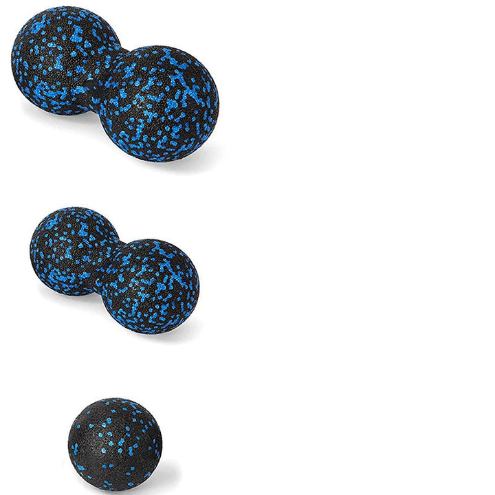 Premium EPP Fascia Massage Foam Rollers & Fitness Balls Set for Deep Tissue, Trigger Point Relief, Muscle Recovery, Yoga Column, and Core Strengthening, High-Density Lacrosse Balls for Back, Neck & Leg Soreness