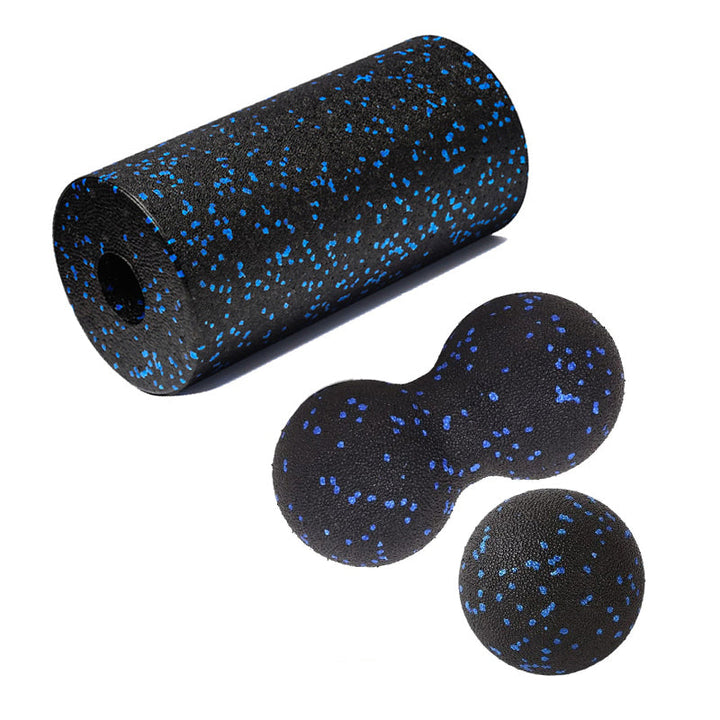 Premium EPP Fascia Massage Foam Rollers & Fitness Balls Set for Deep Tissue, Trigger Point Relief, Muscle Recovery, Yoga Column, and Core Strengthening, High-Density Lacrosse Balls for Back, Neck & Leg Soreness