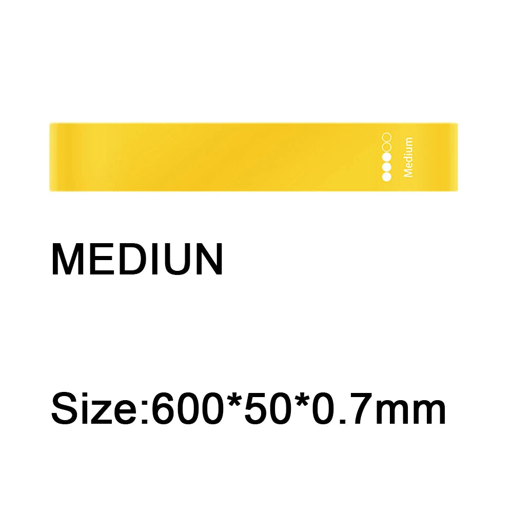 Premium Elastic Resistance Loop Bands – Yoga & Fitness Training Bands for Strength, Cardio and Flexibility Exercises