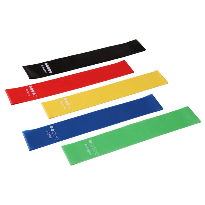 Premium Elastic Resistance Loop Bands – Yoga & Fitness Training Bands for Strength, Cardio and Flexibility Exercises