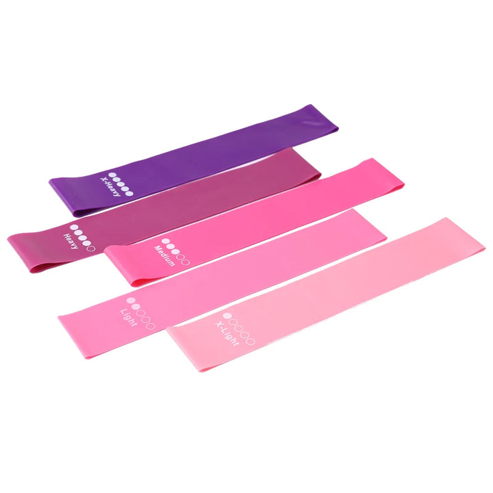 Premium Elastic Resistance Loop Bands – Yoga & Fitness Training Bands for Strength, Cardio and Flexibility Exercises