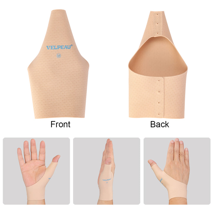 Premium Elastic Thumb Support Brace for Arthritis & Tendonitis Pain Relief, Splashproof Compression Sleeve for Daily Use, Soft Lightweight Design for Computer Use, Cooking, Gardening & Sports – 2 PCS, Fits Left & Right Hands