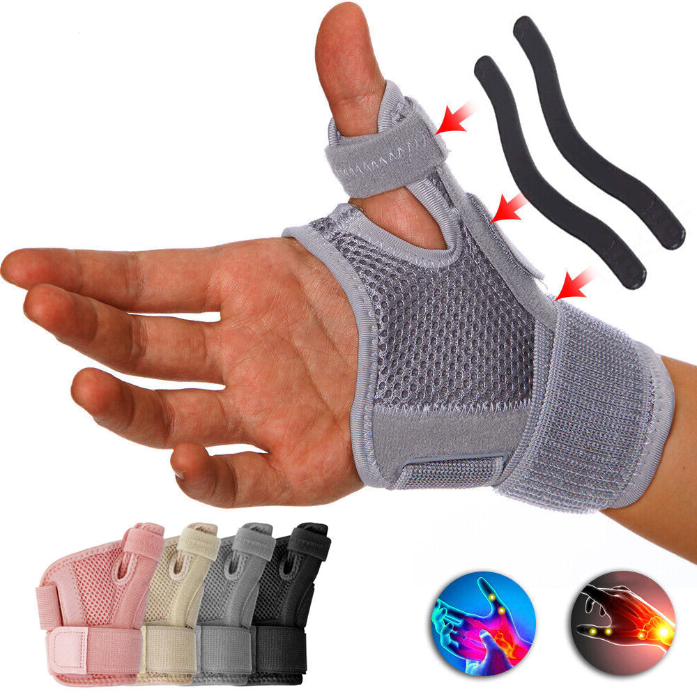 Premium Elastic Thumb Support Brace for Arthritis & Tendonitis Pain Relief, Splashproof Compression Sleeve for Daily Use, Soft Lightweight Design for Computer Use, Cooking, Gardening & Sports – 2 PCS, Fits Left & Right Hands