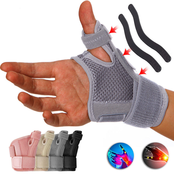 Premium Elastic Thumb Support Brace for Arthritis & Tendonitis Pain Relief, Splashproof Compression Sleeve for Daily Use, Soft Lightweight Design for Computer Use, Cooking, Gardening & Sports – 2 PCS, Fits Left & Right Hands
