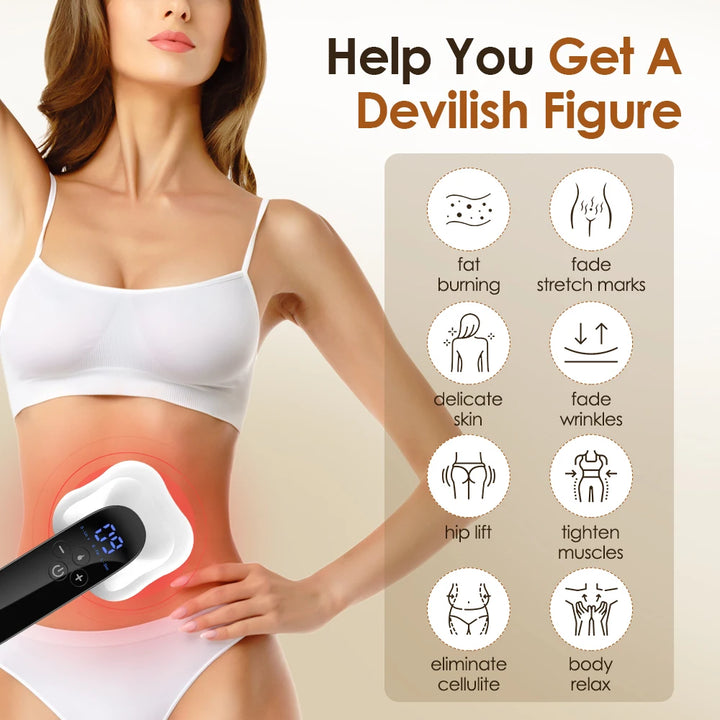 Premium Electric Body Massage Device – Rechargeable Handheld Massager with Heat Function and Adjustable Intensity