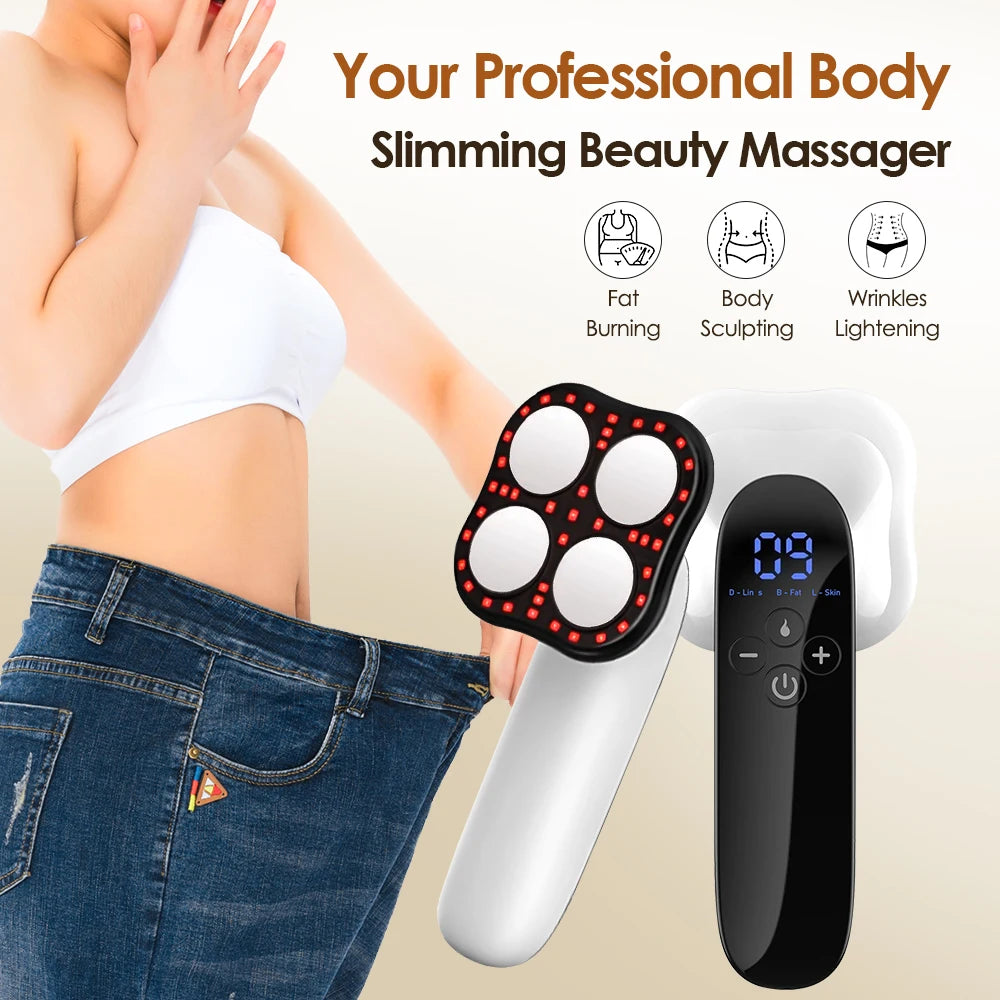 Premium Electric Body Massage Device – Rechargeable Handheld Massager with Heat Function and Adjustable Intensity