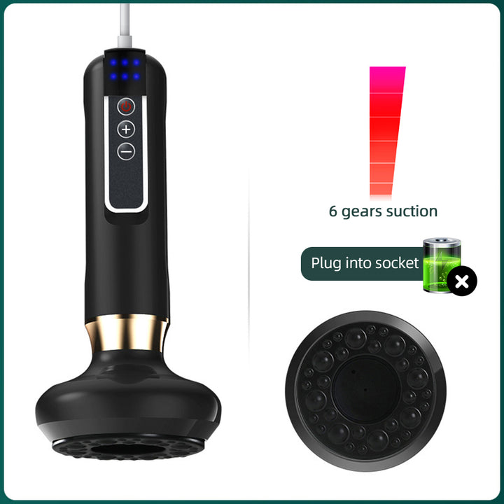 Premium Electric Cupping Massager - 12-Level Vacuum Suction, Infrared Heating, Anti-Cellulite, Body Slimming Therapy, Pain-Free Gua Sha & Scraping