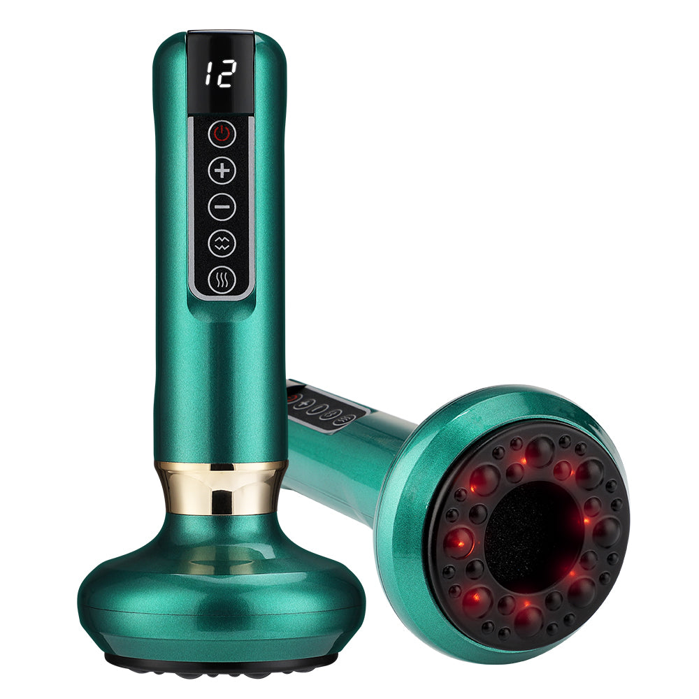 Premium Electric Cupping Massager - 12-Level Vacuum Suction, Infrared Heating, Anti-Cellulite, Body Slimming Therapy, Pain-Free Gua Sha & Scraping
