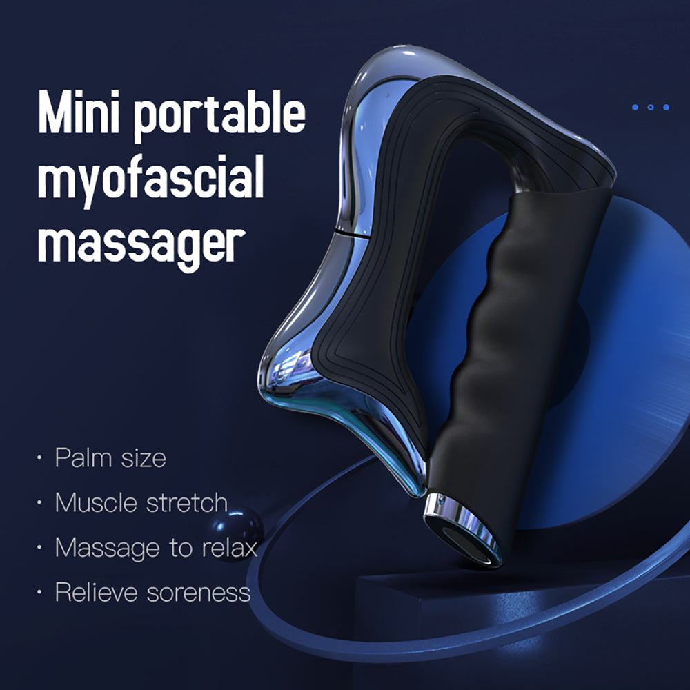 Premium Electric Fascia Massager with NMES Muscle Stimulation, Gua Sha Scraping Tool for Lymphatic Drainage & Pain Relief, Full Body Tissue Massage