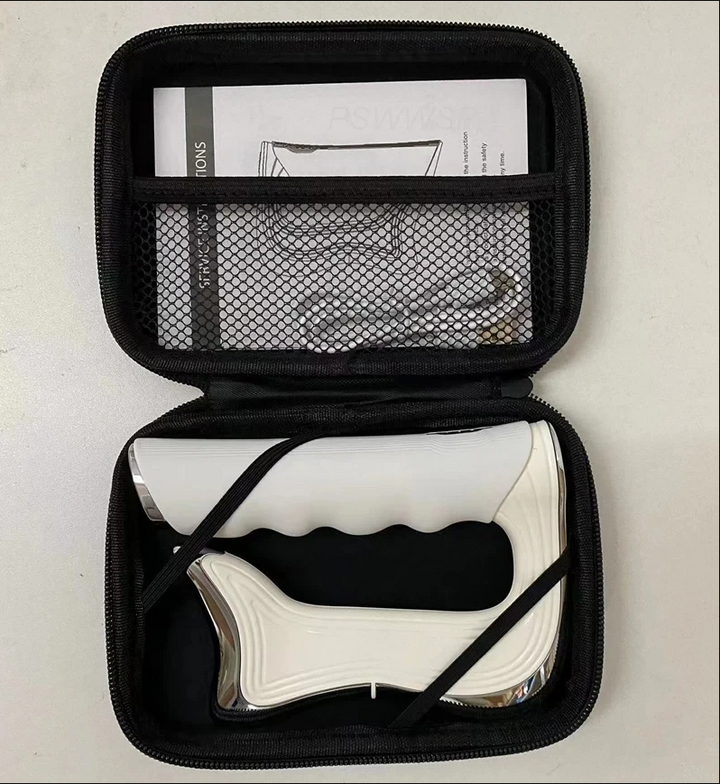 Premium Electric Fascia Massager with NMES Muscle Stimulation, Gua Sha Scraping Tool for Lymphatic Drainage & Pain Relief, Full Body Tissue Massage