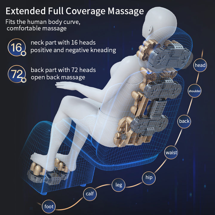 Premium Electric Full Body Massage Chair – Infrared Heating and Deep Kneading for Neck, Back, Waist, and Legs, Shiatsu Vibration Cushion with Adjustable Headrest, Anti-Electric Protection, and Simple Controller