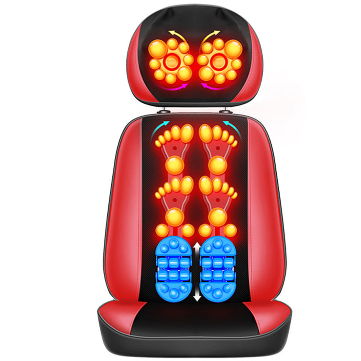 Premium Electric Full Body Massage Chair with Infrared Heating, Deep Kneading, Vibration, and Shiatsu for Neck, Back, Waist, and Legs - Adjustable Height, Easy Control, and Safety Features