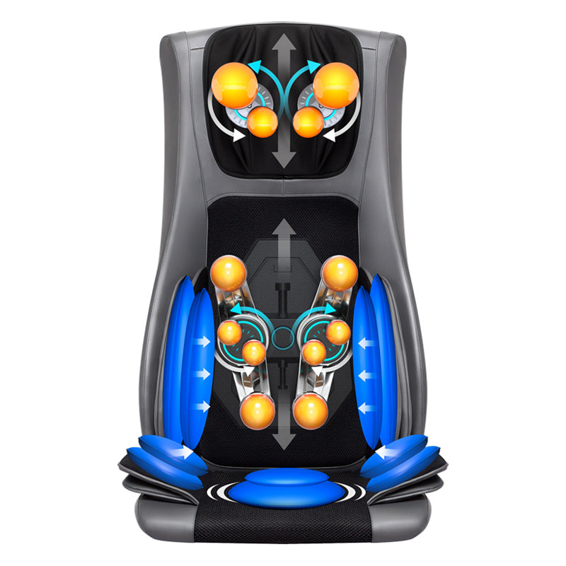 Premium Electric Full Body Massage Chair with Infrared Heating, Deep Kneading, Vibration, and Shiatsu for Neck, Back, Waist, and Legs - Adjustable Height, Easy Control, and Safety Features