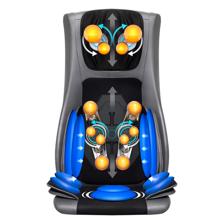 Premium Electric Full Body Massage Chair with Infrared Heating, Deep Kneading, Vibration, and Shiatsu for Neck, Back, Waist, and Legs - Adjustable Height, Easy Control, and Safety Features