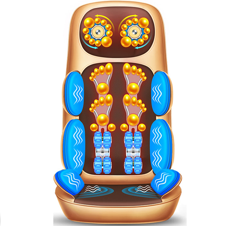 Premium Electric Full Body Massage Chair with Infrared Heating, Deep Kneading, Vibration, and Shiatsu for Neck, Back, Waist, and Legs - Adjustable Height, Easy Control, and Safety Features