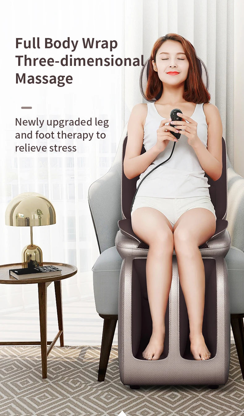 Premium Electric Full Body Massage Cushion – Shiatsu Kneading Neck Back Waist and Leg Massager with Infrared Heating