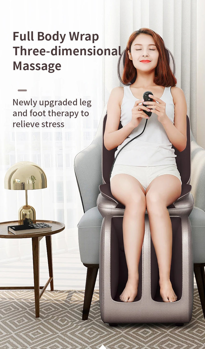 Premium Electric Full Body Massage Cushion – Shiatsu Kneading Neck Back Waist and Leg Massager with Infrared Heating