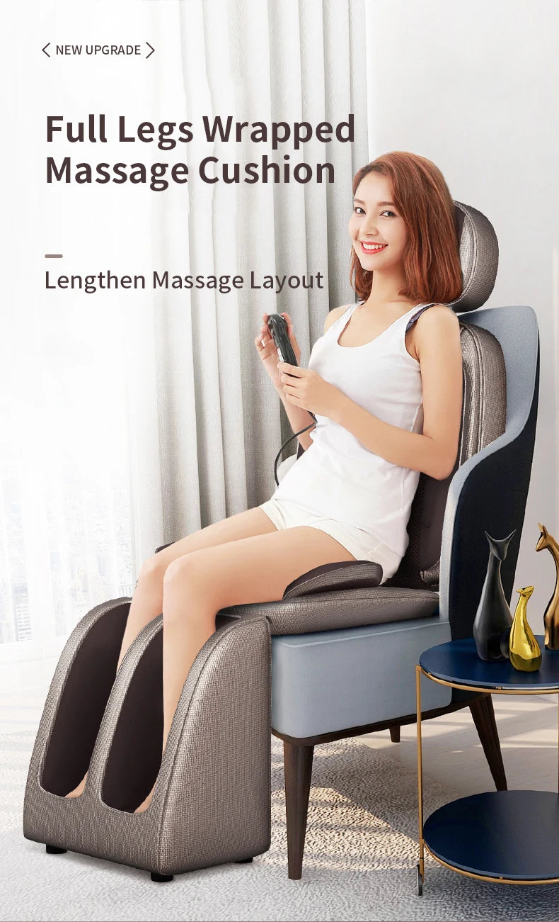 Premium Electric Full Body Massage Cushion – Shiatsu Kneading Neck Back Waist and Leg Massager with Infrared Heating