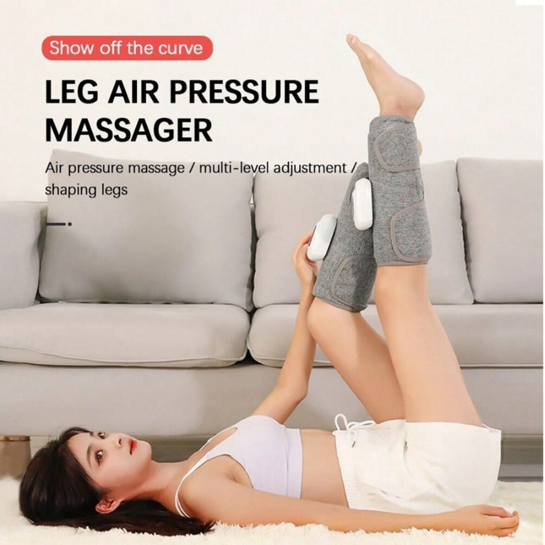 Premium Electric Leg Massager - Wireless, Rechargeable Air Compression Calf Massage for Muscle Relief & Relaxation | Health Care Device