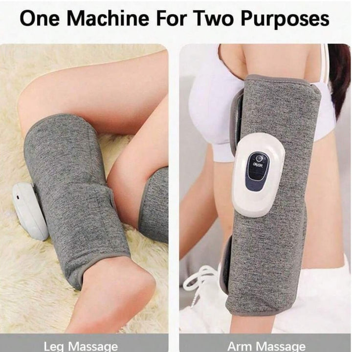 Premium Electric Leg Massager - Wireless, Rechargeable Air Compression Calf Massage for Muscle Relief & Relaxation | Health Care Device