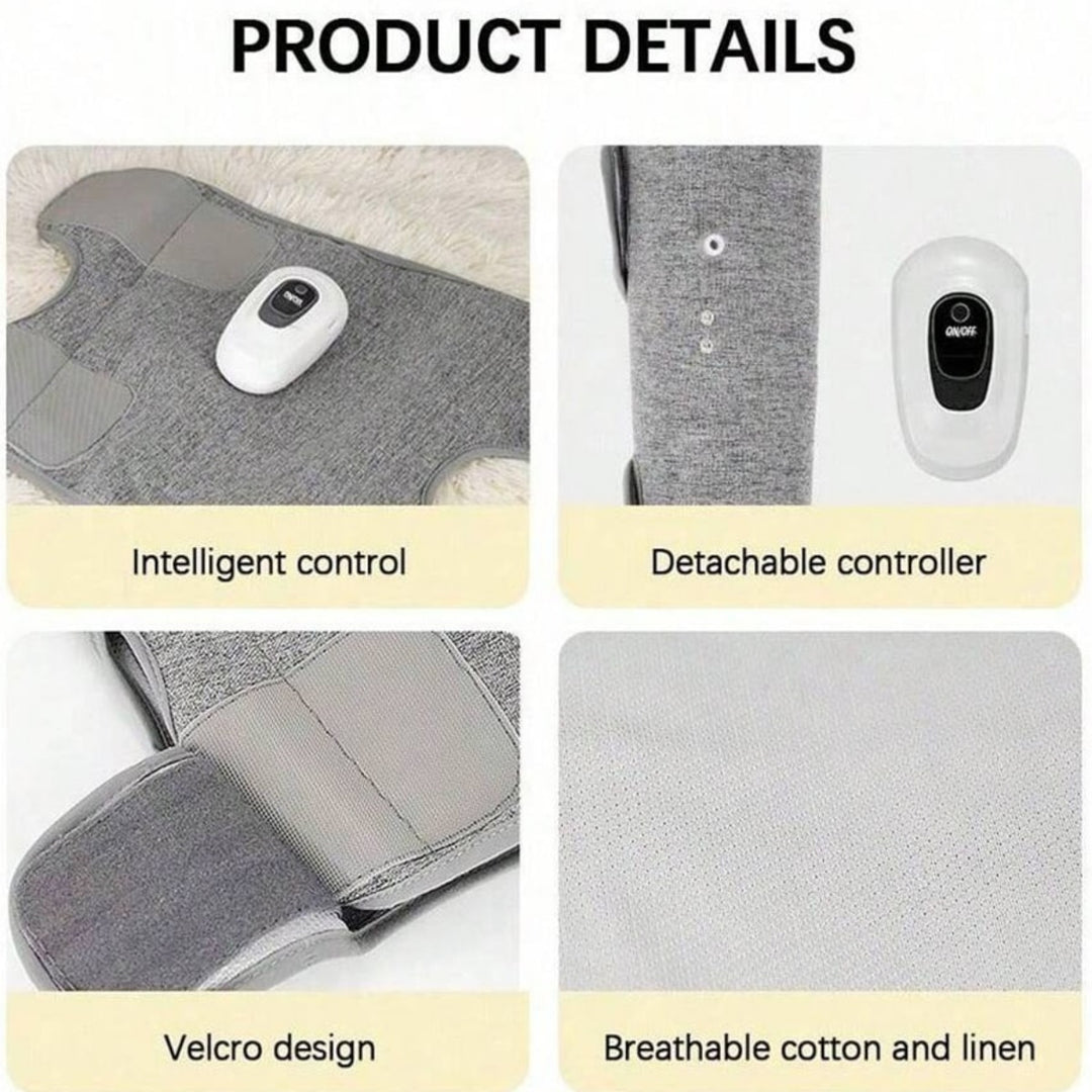 Premium Electric Leg Massager - Wireless, Rechargeable Air Compression Calf Massage for Muscle Relief & Relaxation | Health Care Device