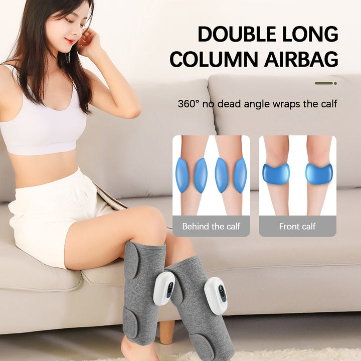 Premium Electric Leg Massager - Wireless, Rechargeable Air Compression Calf Massage for Muscle Relief & Relaxation | Health Care Device