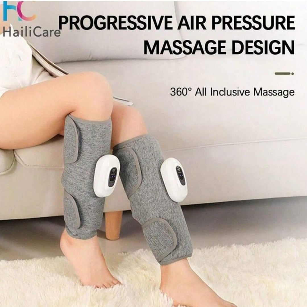 Premium Electric Leg Massager - Wireless, Rechargeable Air Compression Calf Massage for Muscle Relief & Relaxation | Health Care Device