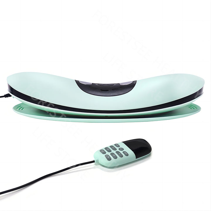 Premium Electric Lumbar Traction Device for Lower Back Pain Relief – Vibration & Thermal Therapy, Ergonomic Design, Adjustable Heat Modes, Portable Remote Contro