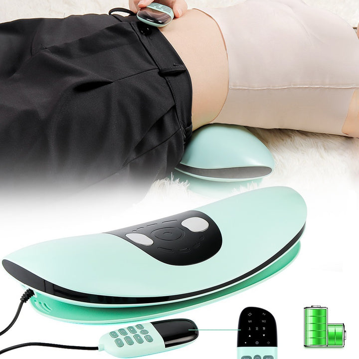Premium Electric Lumbar Traction Device for Lower Back Pain Relief – Vibration & Thermal Therapy, Ergonomic Design, Adjustable Heat Modes, Portable Remote Contro
