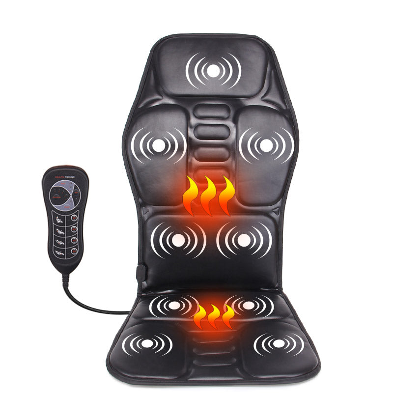 Premium Electric Massage Chair Cushion with Heating & Vibrator – 5-9 Vibration Zones, Adjustable Intensity & Temperature, Perfect for Car, Home & Office Pain Relief